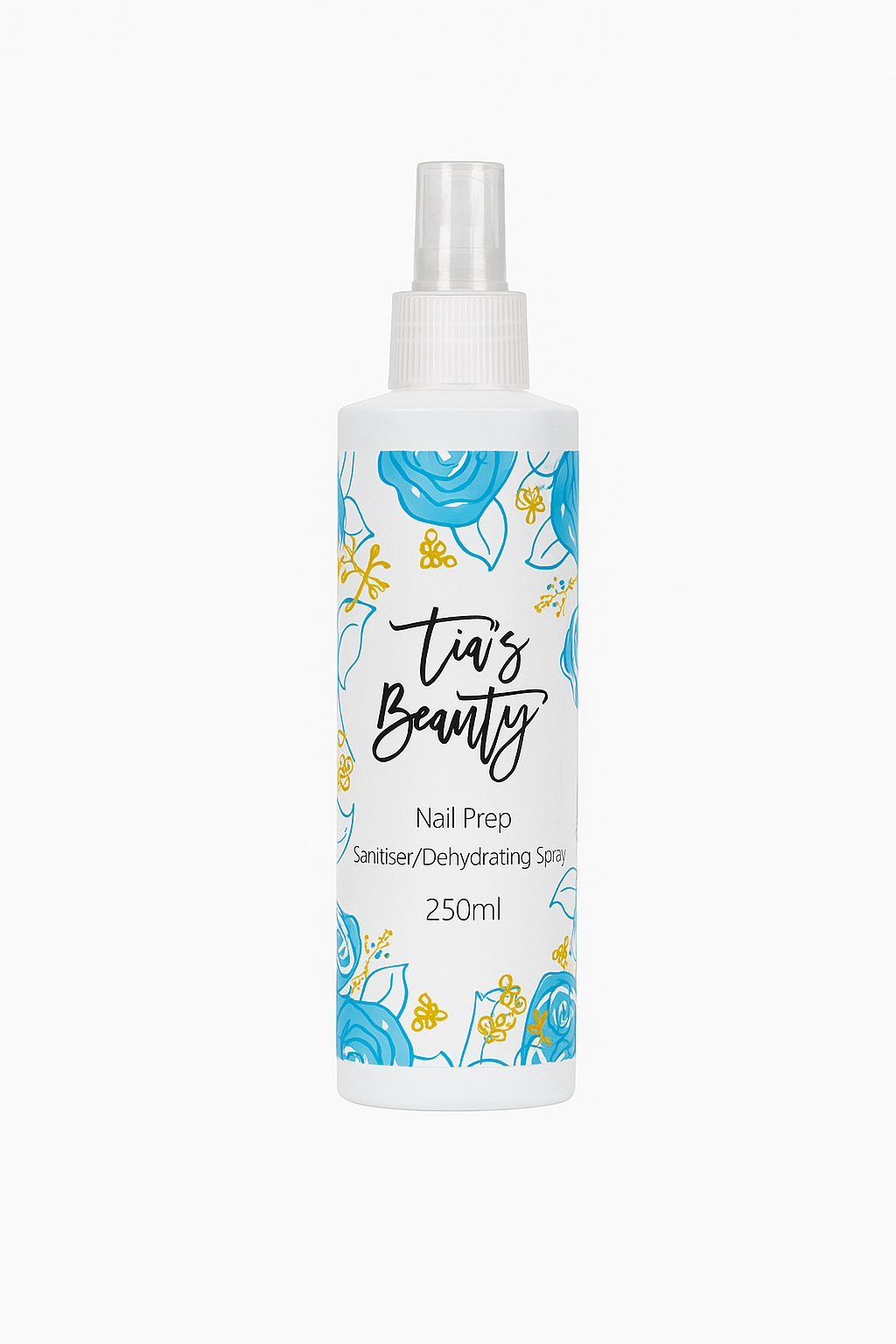 Tia's Beauty Nail Prep Sanitiser / Dehydrator Spray - 250ml