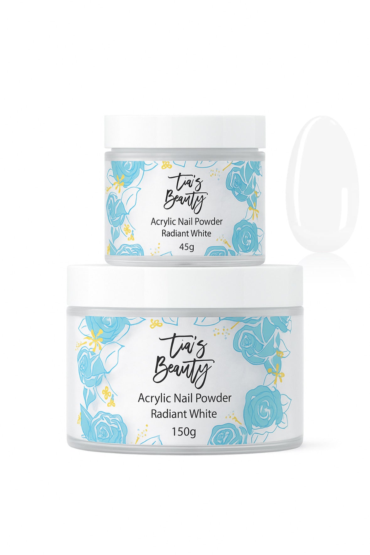 Tia's Beauty Acrylic Powder - Radiant White 45g / 150g