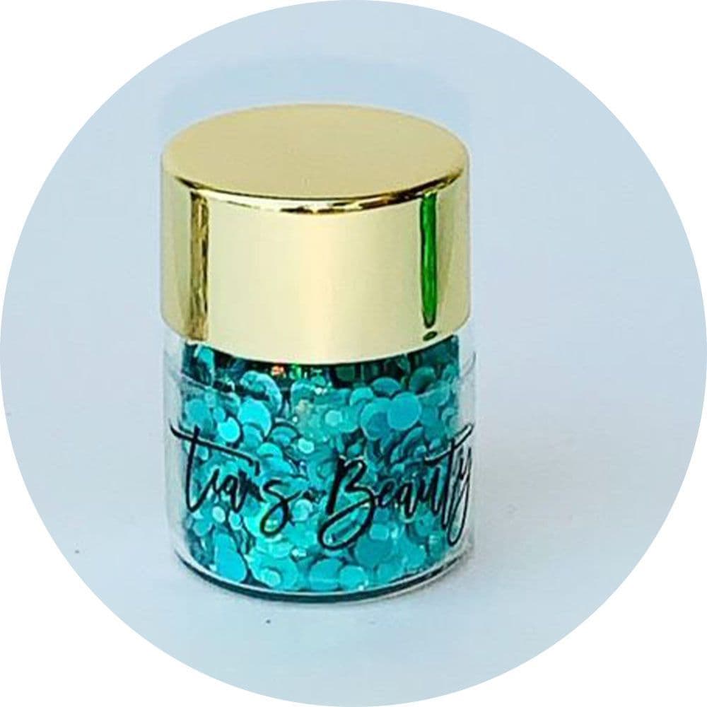 Mixed Round Dots - Light Aqua