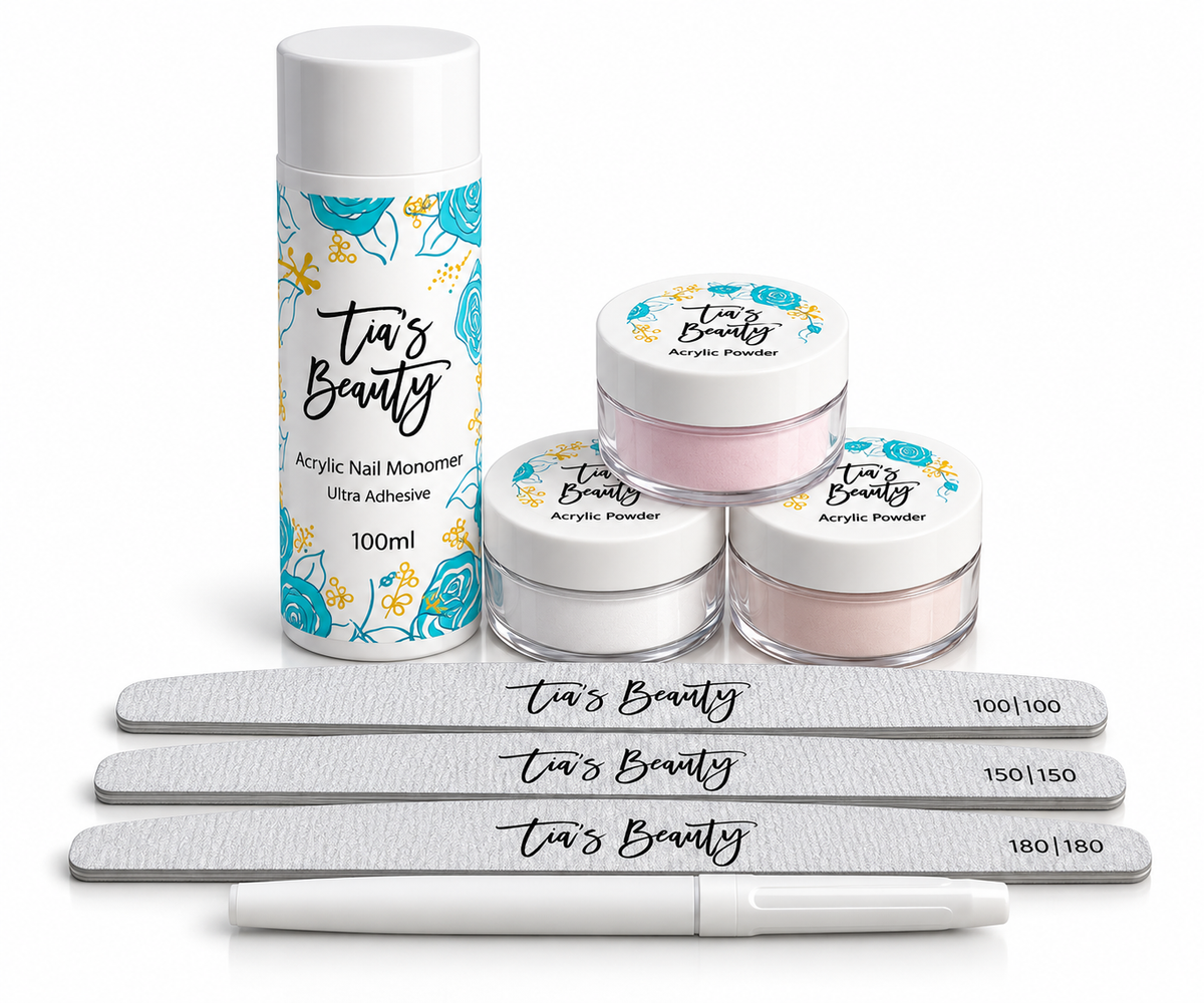 Tia’s Beauty Acrylic Trial Kit – Professional Nail Starter Set