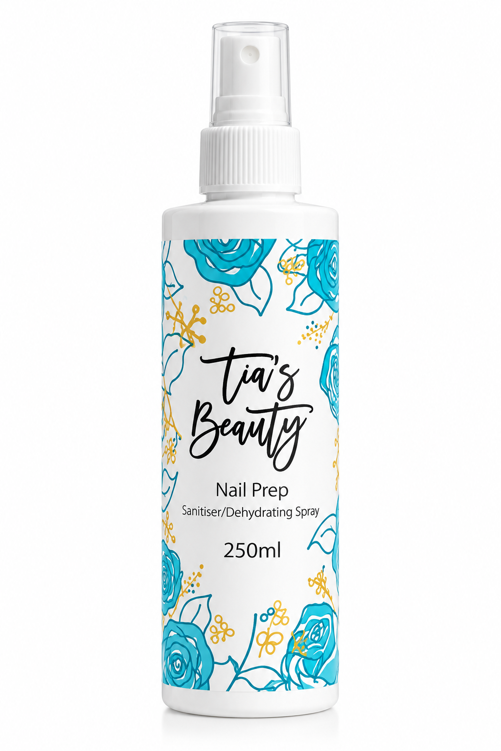 Tia's Beauty Nail Prep Sanitiser / Dehydrator Spray - 250ml