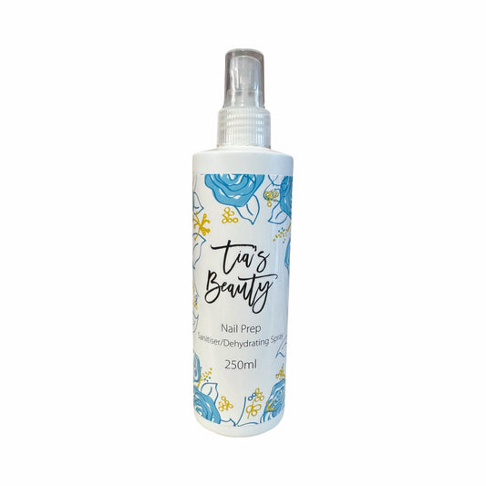 Tia's Beauty Nail Prep Sanitiser / Dehydrator Spray - 250ml