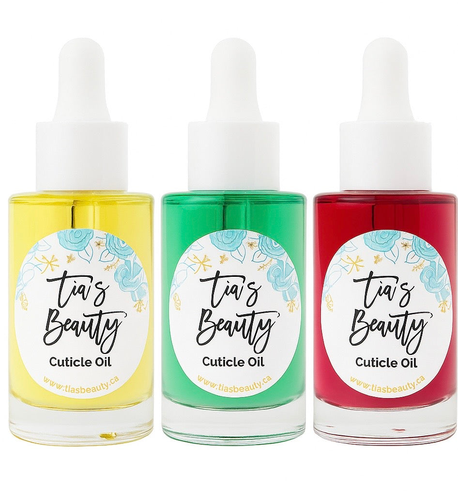 Tia's Beauty Cuticle Oil - 8 fragrances available