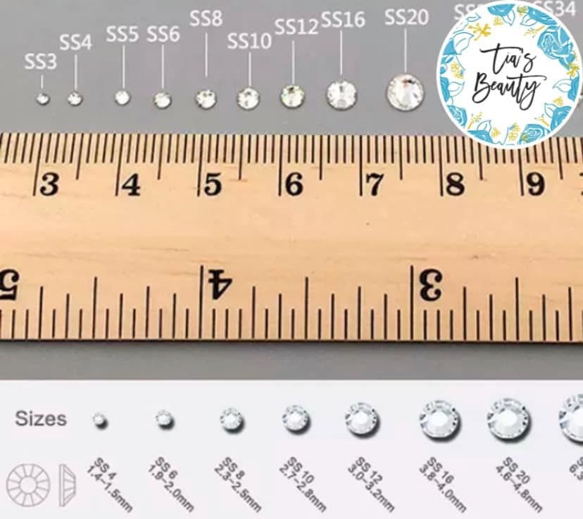 Hyacinth - Pack of 1,440 Mixed sizes Rhinestones - product image 3