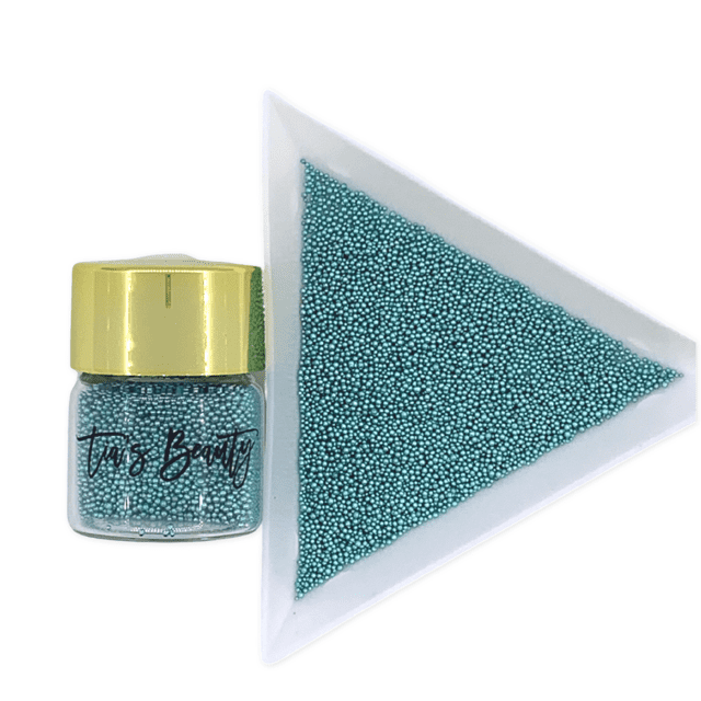 Bullion Beads - Aqua