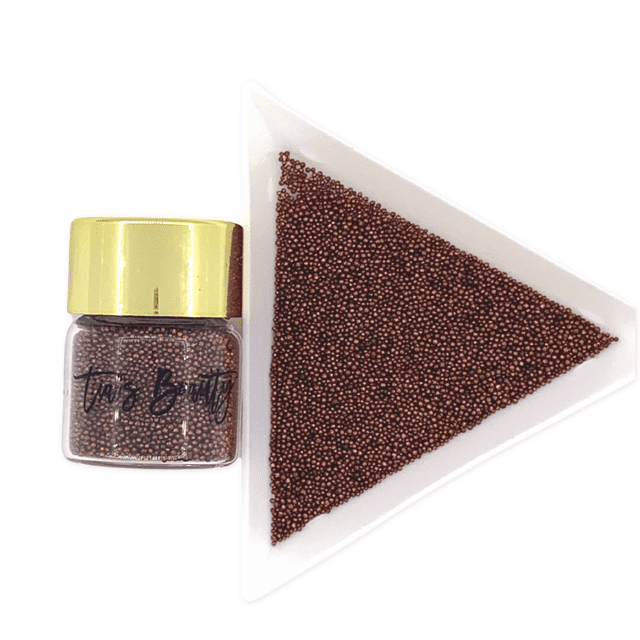 Bullion Beads - Brown