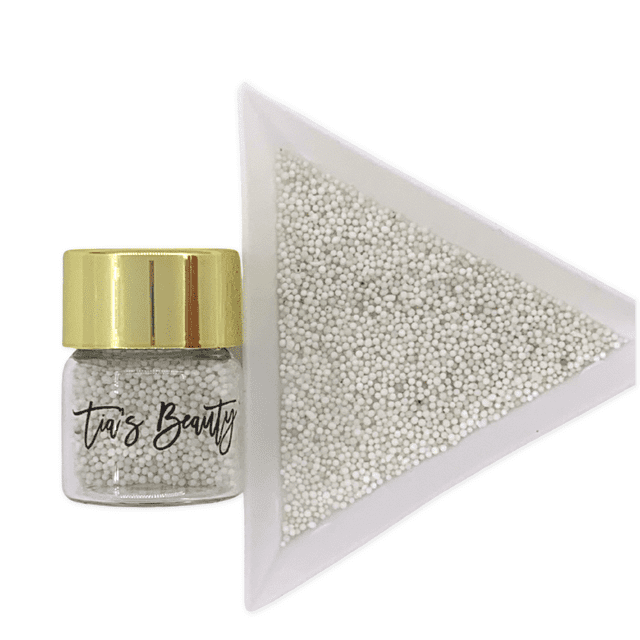 Bullion Beads - White