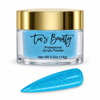 Glitter Acrylic Nail Powder – Cerulean Glaze