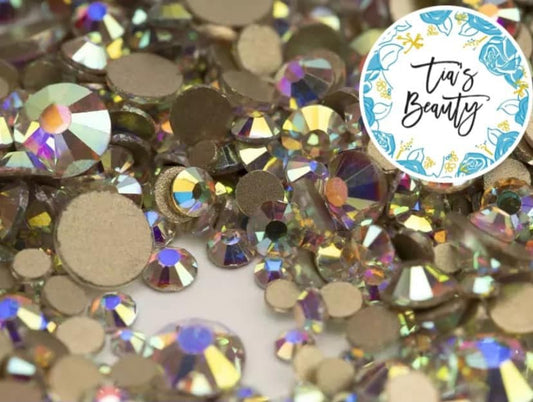 Crystal Clear - Pack of 1,440 Mixed sizes Rhinestones