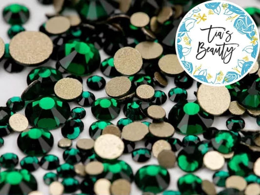 Emerald - Pack of 1,440 Mixed sizes Rhinestones