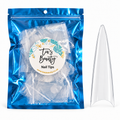 Extreme Length Stiletto Clear Nail Tips - 500