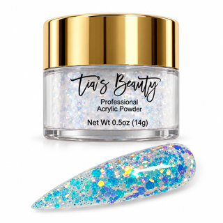 Glitter Acrylic Nail Powder – Fire & Ice