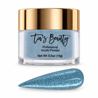 Glitter Acrylic Nail Powder – Glacial Storm