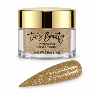 Glitter Acrylic Nail Powder – Glittering Gold