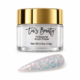 Glitter Acrylic Nail Powder – Icicle