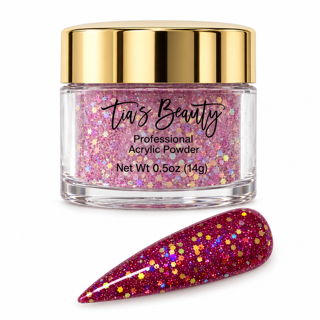 Glitter Acrylic Nail Powder – Jazzberry