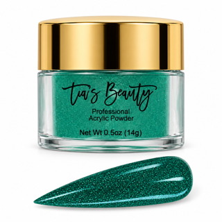 Glitter Acrylic Nail Powder – Jazzy Jade