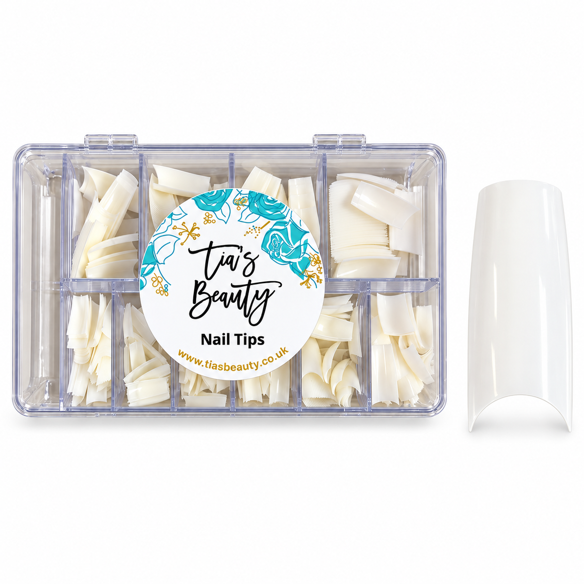 Natural USA Nail Tips - 500