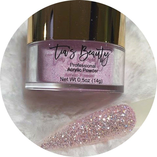 Pink Prosecco - Glitter Acrylic