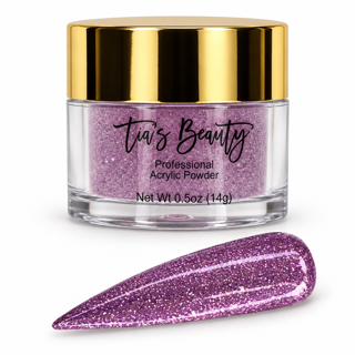 Glitter Acrylic Nail Powder – Sweet Lavender