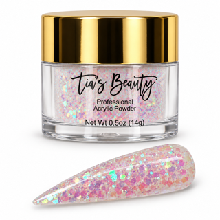 Glitter Acrylic Nail Powder – Unicorn Dreams