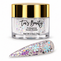 Glitter Acrylic Nail Powder – Winter Wonderland